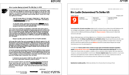 Declassified Whitehouse Brief -- redesigned! Declassified Whitehouse Brief -- redesigned!